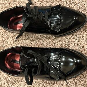 Kenneth Cole Black Women's Oxford Shoes